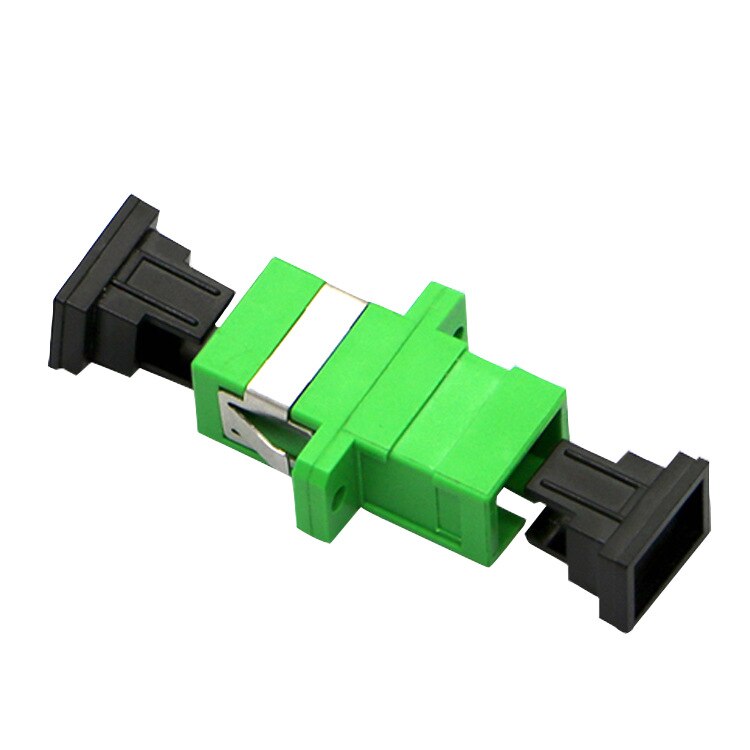 10 Adaptador pc SC APC SM Conector De Fibra Óptica SC Flange Acoplador Óptico SC Simplex Adaptador de Fibra Óptica Ftth SC Acoplador