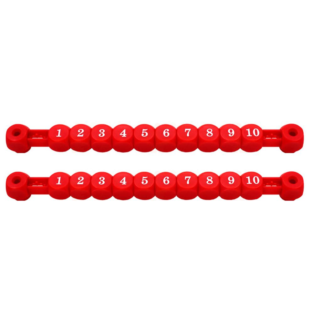2PCS Tabelle Fußball Anzeigetafel Mini Foosball Anzeigetafel Tisch Fußball Zubehör Familie Geburtstag Party Spielen Schreibtisch Spiel Werkzeug: Rot