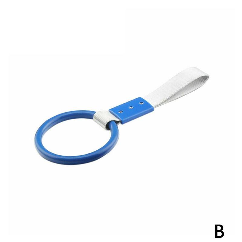 9.65 tommer runde biler interiør trekkring undergrunnstog håndtak stropp sjarm drift jdm tsurikawa ringe bil bakre støtfanger advarselsløkker: Blå runde