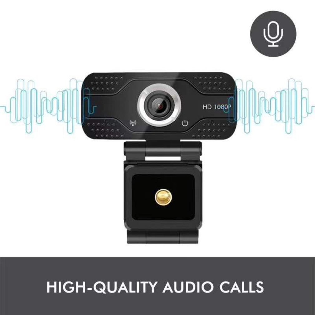 High Definition 1080p Computer Usb Black Webcam Live Broadcast Netchat Online Class Video Intercom Camera Fast