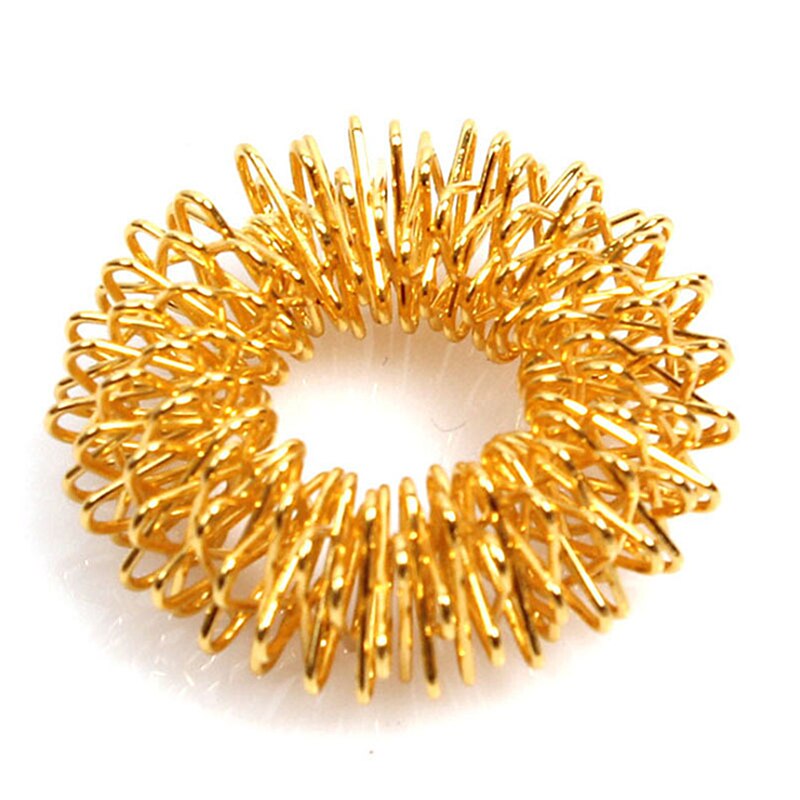 10pcs Anello di Barretta Giocattolo Lo Stress Sollievo Sensoriale Primavera Dita Autismo Anti-Stress di ADHD Giocattolo Per Bambini Finger Massaggio Digitopressione Anello
