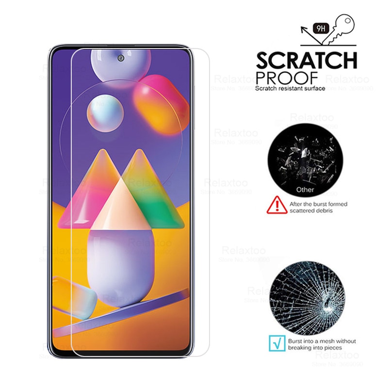 Case, beschermende Glas Samsun M31s Gehard Glas Lens Screen Protector Voor Samsung Galaxy M31s M 31 S 31 S Glas Galax m31s Case