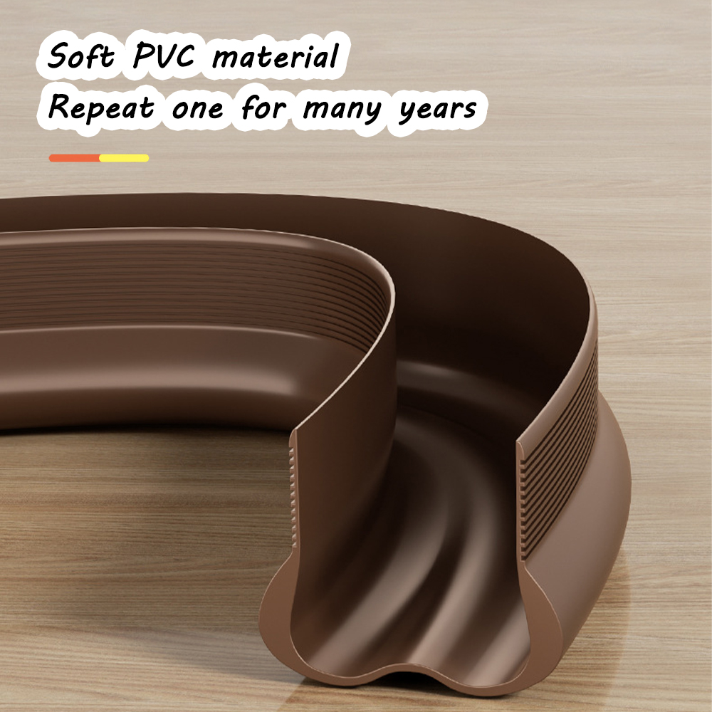 Soundproof Door Draft Stopper PVC Seal Strips Efficiency Door Bottom Sealing Strips for Noise Reduction & Insulation