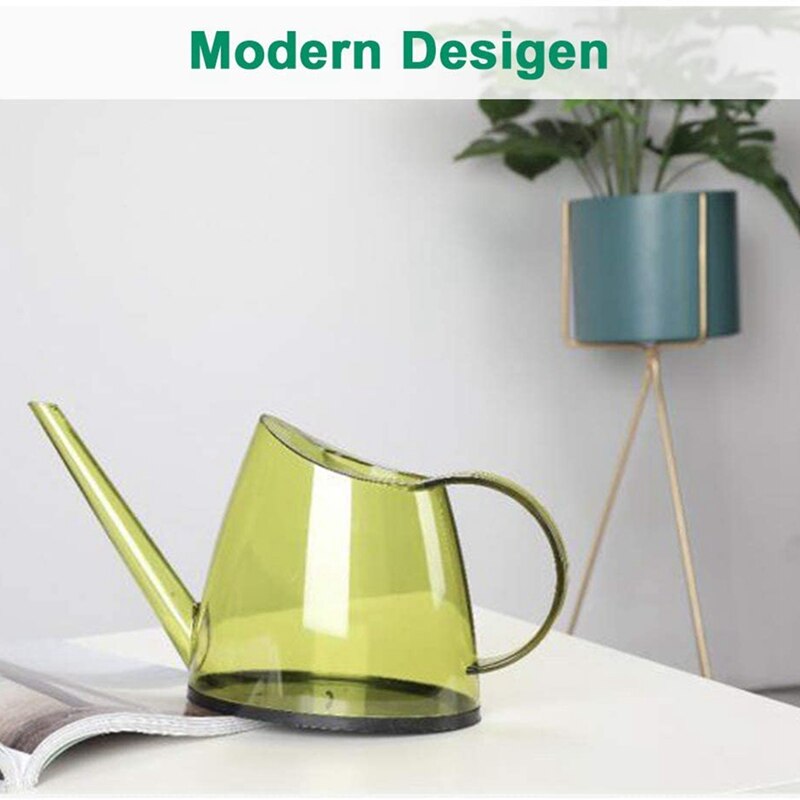 Gieter met lange tuit voor binnen, kleine gieters voor kamerplanten, bloemen, vetplanten, met plantenverstuiver