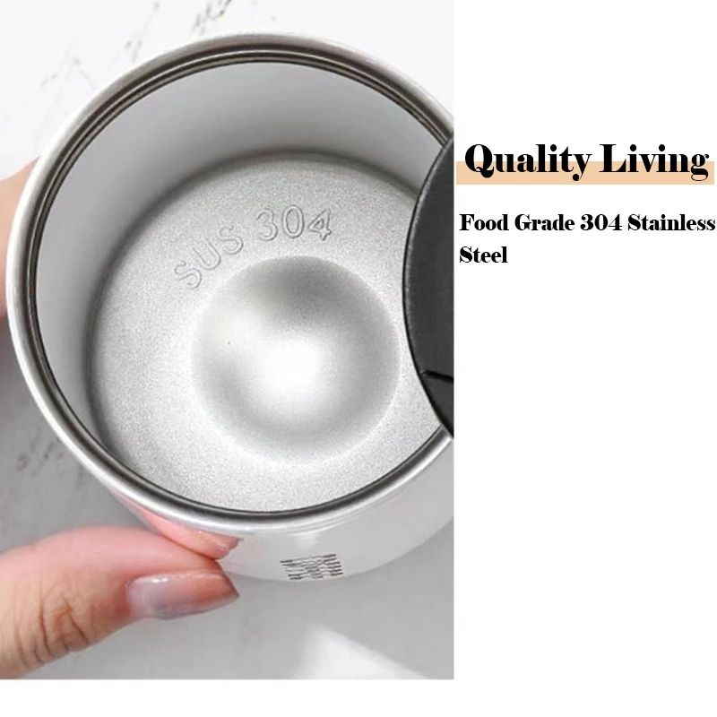 Xiaomi 400ml/500ml Double Stainless Steel 304 Coffee Mug Leak-Proof Thermos Bottle Mug Travel Thermal Cup Portable Youpin