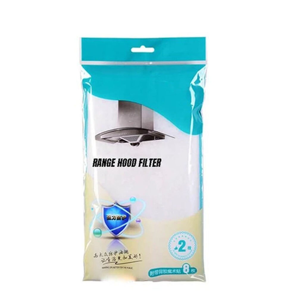 Paquete de 1/2 Protector de Campana Extractora Filtro de tela no tejida que absorbe eficazmente los humos de aceite suministros de cocina KSI999: 1 Pack 40X50cm