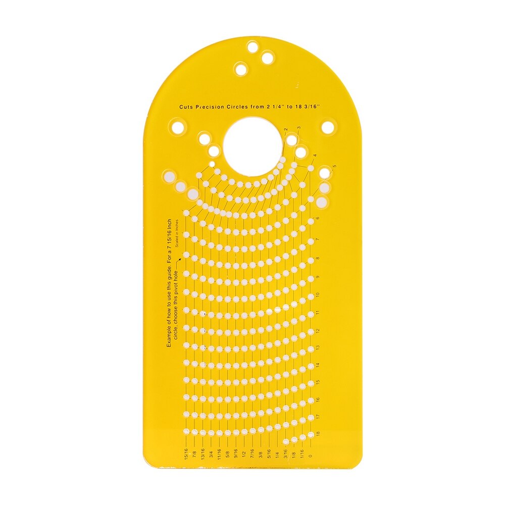 DIY Circle Cutting Jig for Hand Trimmer Wood Router Woodworking Milling Circle Groove Hand Woodworking Tool for Plunge Router