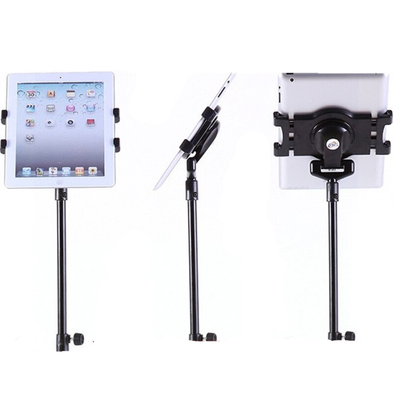 Vmonv stativ justerbar rotationsplatta hållare stativ för ipad pro 7-10 tum samsung tablet mount golvstativ med stativ bas