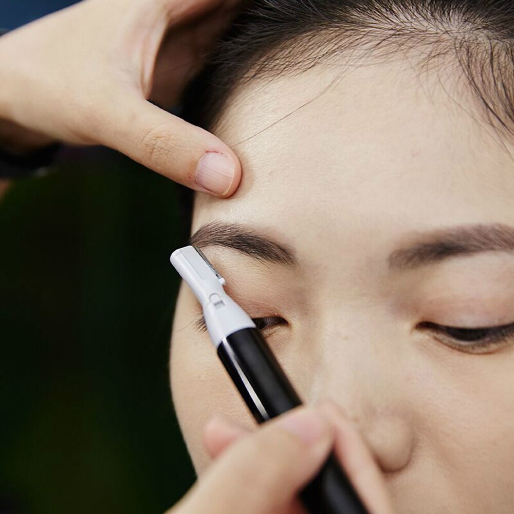 Mannen/Vrouwen Elektrische Wenkbrauw Scheerapparaat Zwarte Elektrische Wenkbrauw Trimmer Beauty Tools De Huid Niet Kwetsen