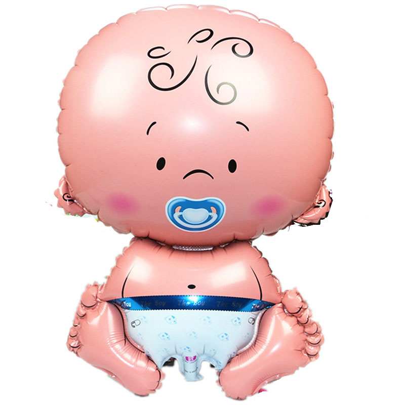 Dibujos Animados niñas Ángel Bebé globos de aluminio bebé niña 1th cumpleaños decoraciones niños Decoración