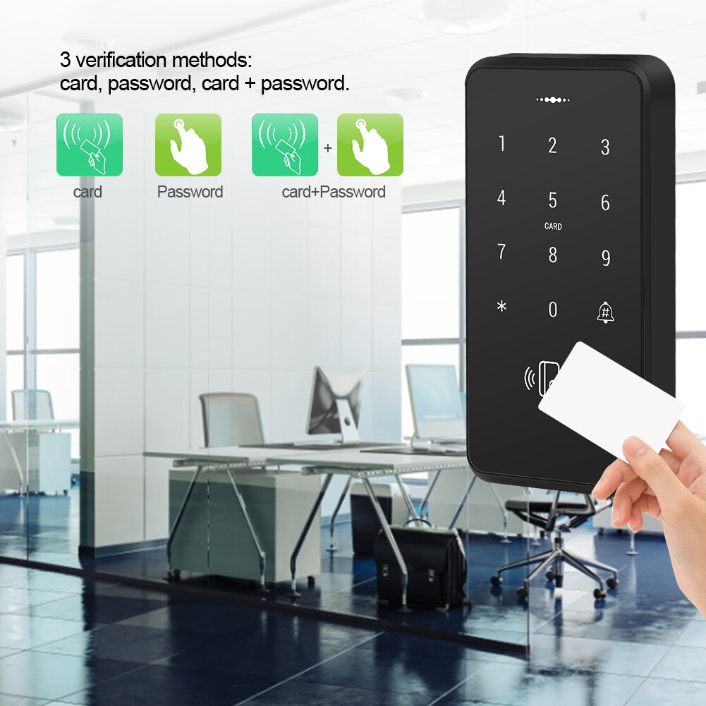 RFID 125KHz WG26/34 Access Control Kit 3000 Users Password Card Keypad Door Opener controller board kit