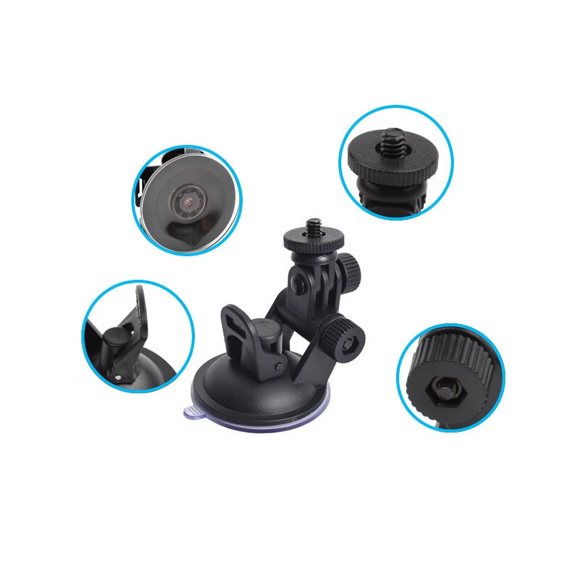 Universal Mini Car Suction Cup Mount Tripod Holder Car Mount Holder for Car GPS DV DVR Xiaomi yi 4k Action Camera Accessories