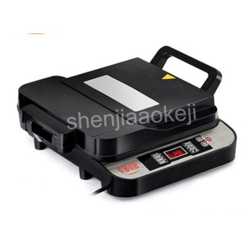 Sartén eléctrica automática para hornear, DLD-009 de doble cara con temporizador para el hogar, suspensión multifunción, freidora antiadherente de 220V, 1 ud.