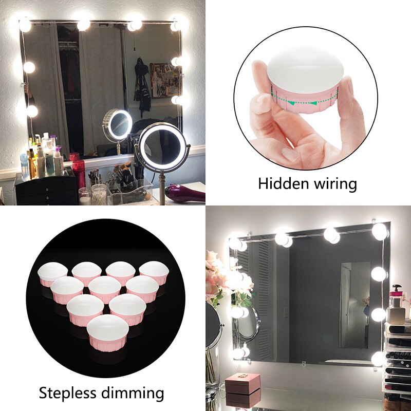 Verlichting Spiegel Make-Up Spiegel Badkamer Make-Up Met Verlichting Vanity Verlichting Verlichting Voor Badkamer Kaptafel Lichten Voor Muur