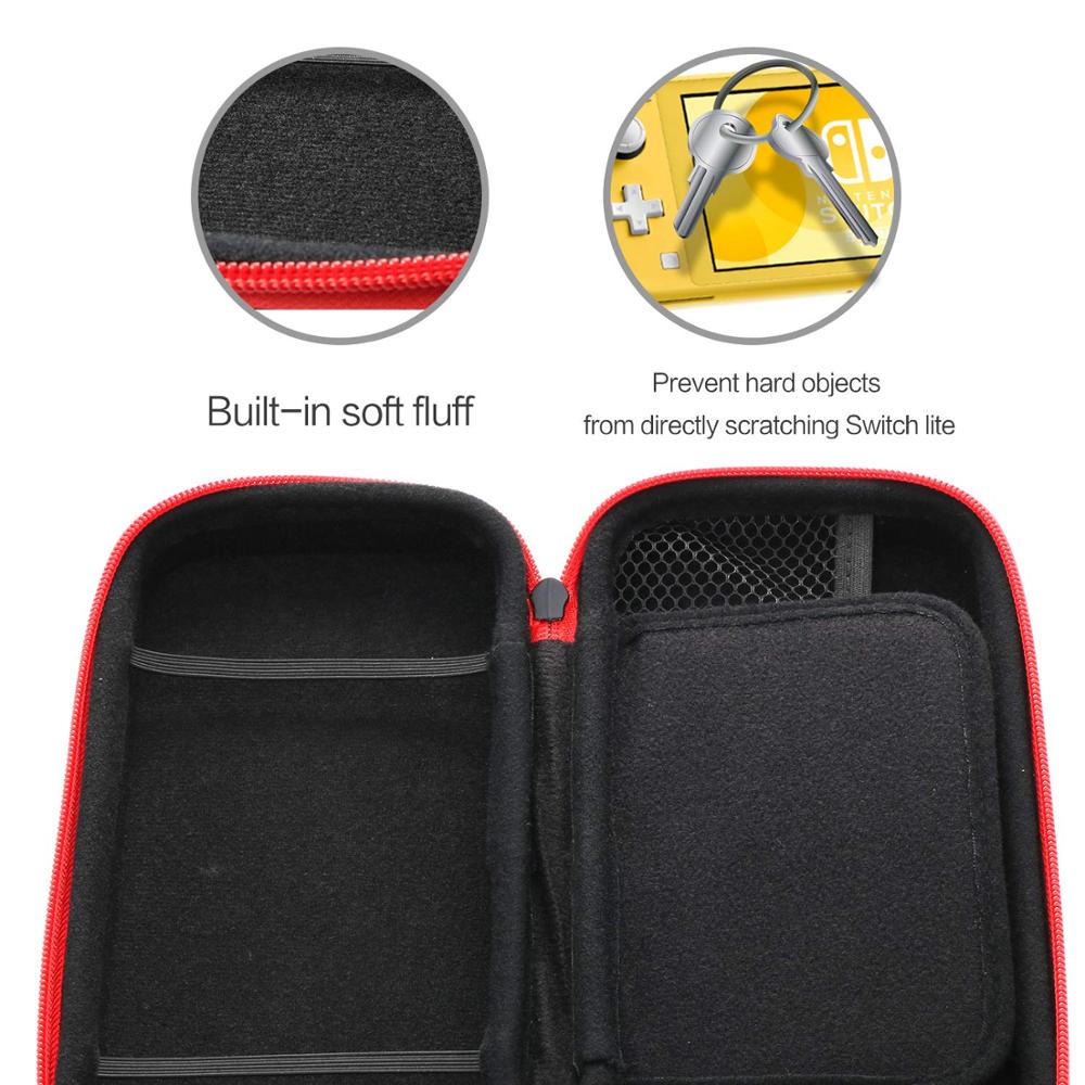 Nintend Switch Lite Carrying Case Storage Bag organizer Pouch TPU Hand Grip Shell Protection Cover For Nintendo Switch Lite Mini
