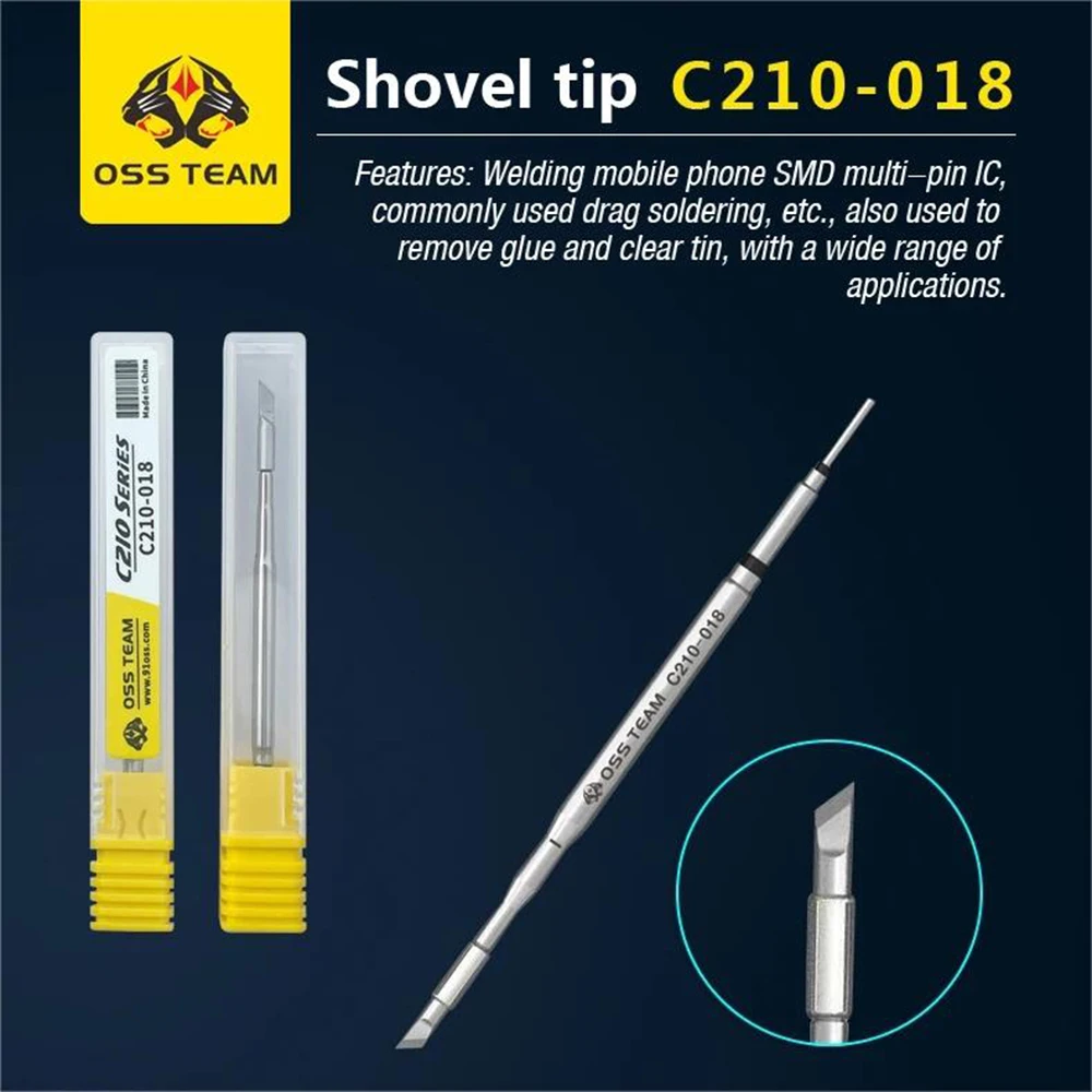 OSS Tips C245 C210 C115 Universal C245 C210 C115 Soldering Iron Cmpatible SUGUN Maant GVM OSS PPD Soldering Station Handle: Brown