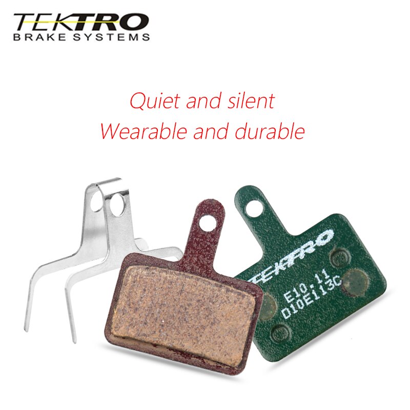 TEKTRO E 10,11-pastillas de freno para bicicleta de montaña, accesorio para shimano MT200, M355, M395, M415, M285, M286 y M280