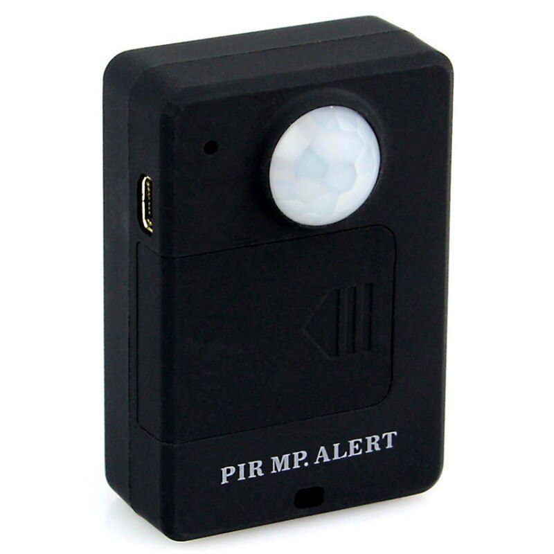 Mini Pir Alarm Sensor A9 Infrarood Gsm Draadloze Alarm Hoge Gevoeligheid Monitor Bewegingsdetectie Anti-Diefstal Eu Plug