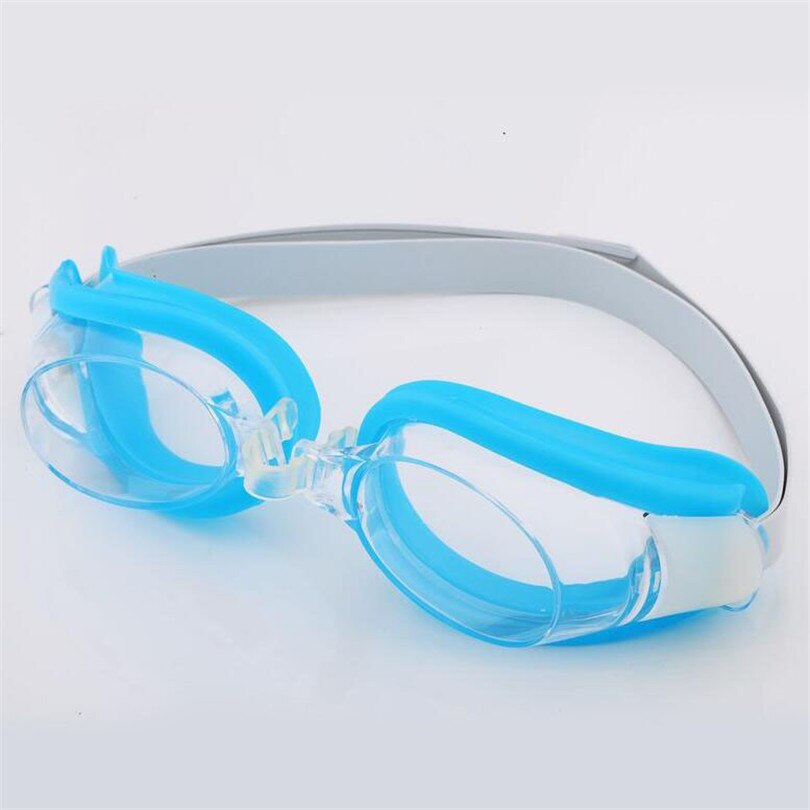 Svømme briller børn justerbare vandtætte anti tåge beskyttelsesbriller udendørs sport svømme pool briller ørepropper næse klip børn