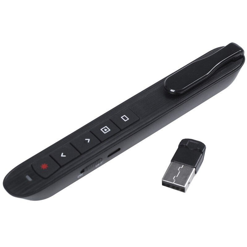 Rechargeable Rf 2.4Ghz Wireless Presenter With Remote Clicker