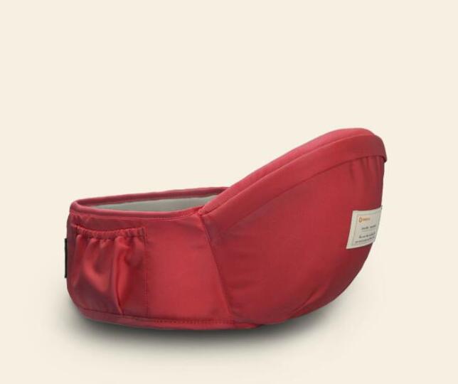 Sept 70-120cm Waist Belt Baby Carrier Waist Stool Walkers Baby Sling Hold Waist Belt Backpack Hipseat Kids Infant Hip Seat: wine red
