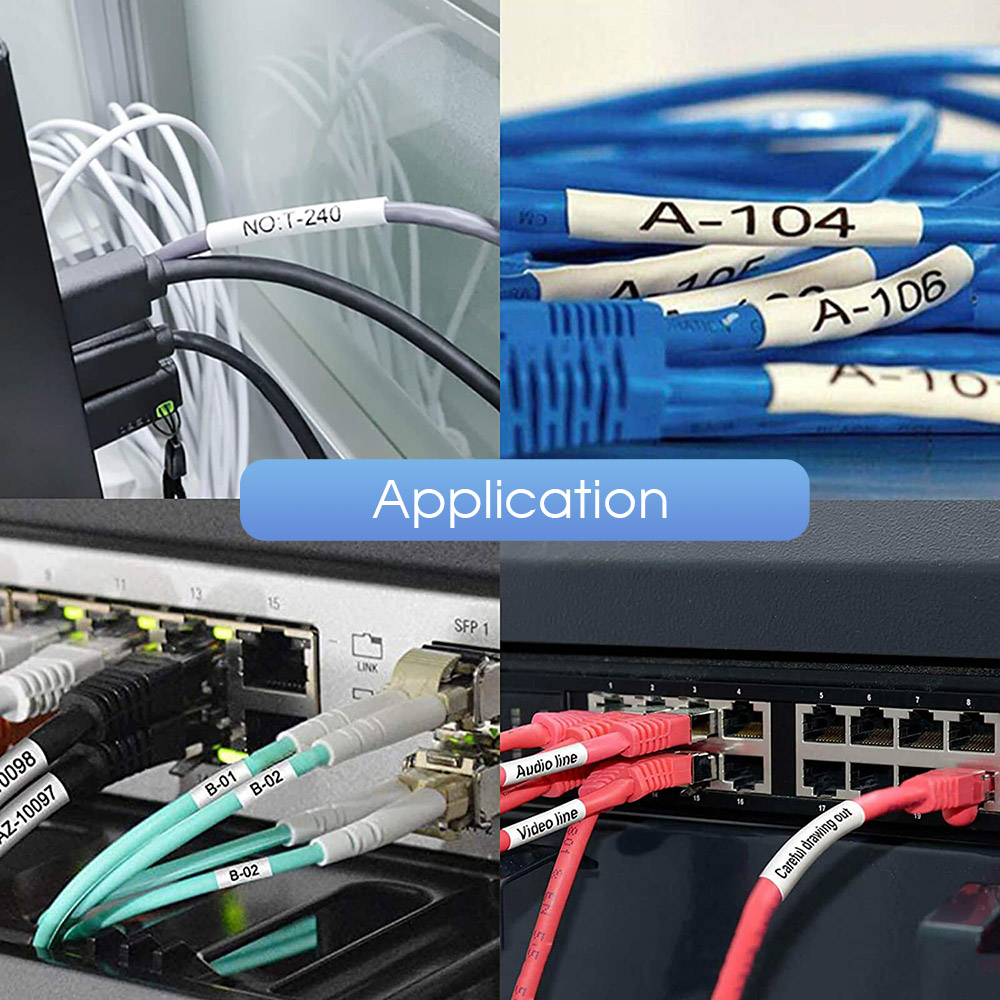 1PCS HSe231 Hse-231 Heat Shrink Tube for Brother HSe 211 221 231 241 1 611 621 631 Compatible for P-touch PT-E550 Label Maker