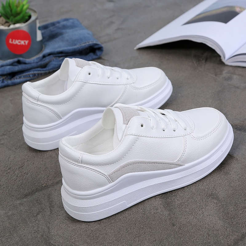 Spring wedges hvide sko kvindelige platform sneakers kvinder tenis feminino casual kvindelige sko kvinde