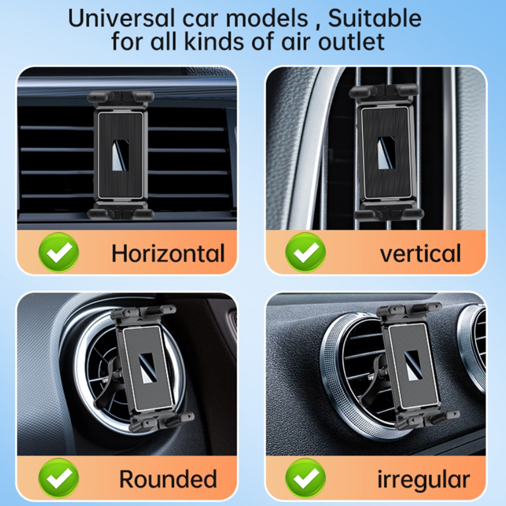 Handyhalterung für Lüftungsschlitze Ich bin Auto, ein Mobiltelefone, Tablets, Mobiltelefone mit Klappbildschirm, leistungsstark
