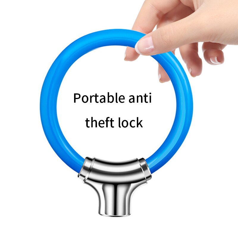 U-slot, U-Lock 16 mm hoogveilig fietsslot met steunklem 1200 mm flexibele gevlochten