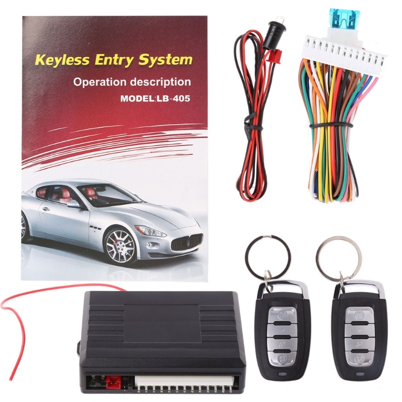 Universele Auto Alarm Systemen Auto Centrale Deurvergrendeling Voertuig Keyless Entry System Kit 12V Met Afstandsbediening