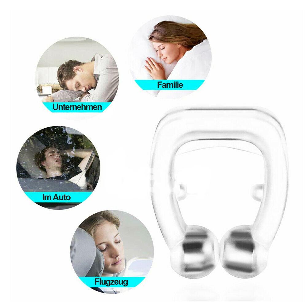 Siliconen Neus Clip Magnetische Anti Snore Stopper Snurken Stille Slaap Steun Apparaat Guard Night Anti Snurken Apparaat Gezondheidszorg