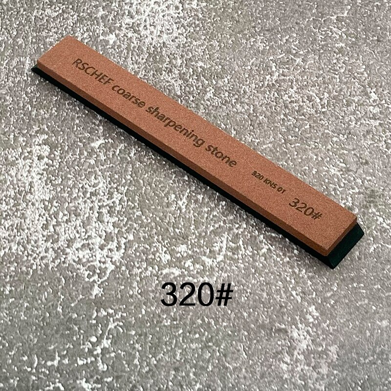 Whetstone Single sharpening stone Honing System white alundum 6pcs 120 240 400 600 1000 1500# knife sharpener Grindstone: 320 diamond