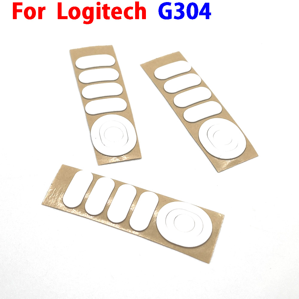 1-10Sets Mouse feet skates mouse pads legs connector for Logitech G304 Black White 0.6MM