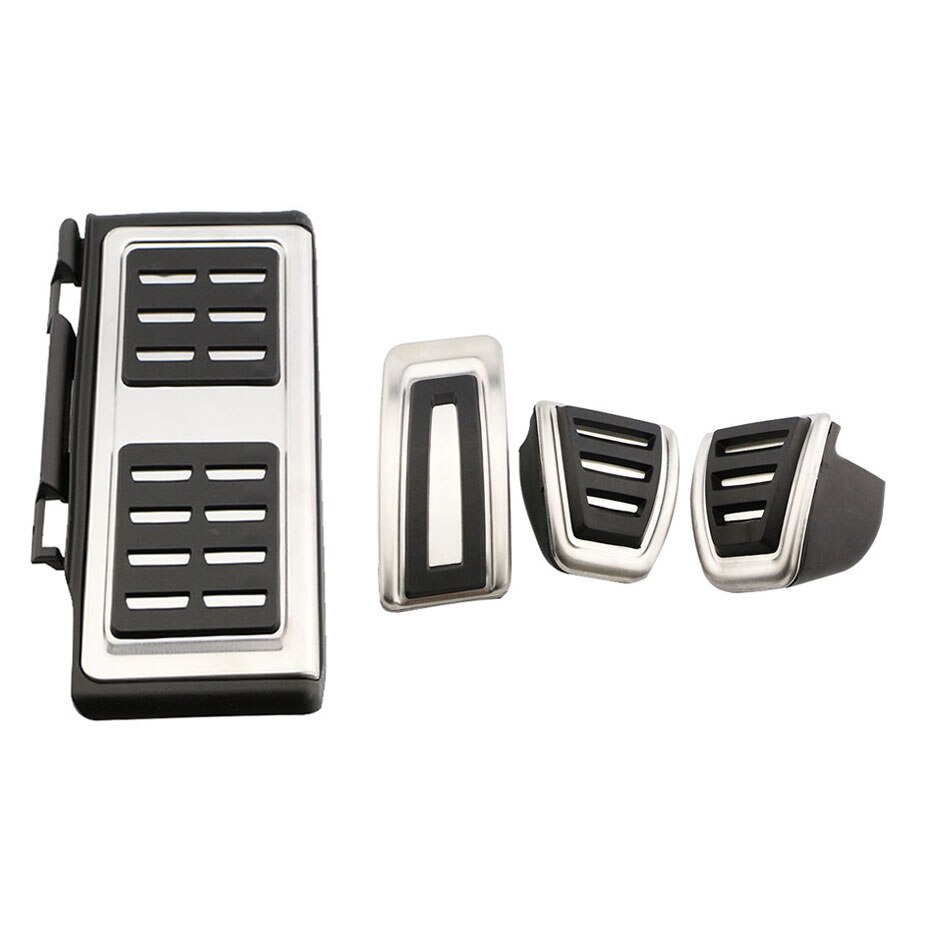 Xburstcar auton polkimet jalka polttoainejarrun kytkimen suojus volkswagen vw tiguan polkimen suojakotelon osiin: Täysi  mt 4 kpl