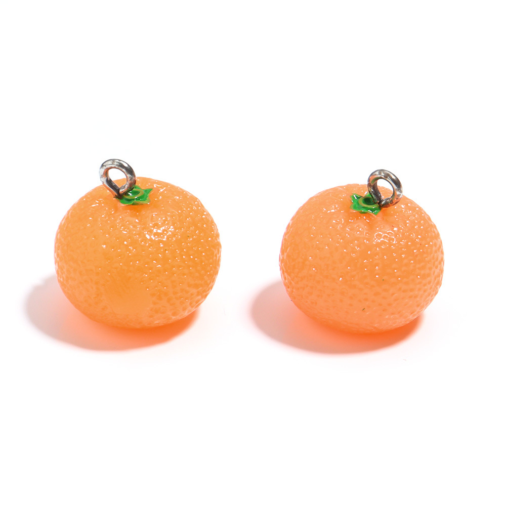 5 Stuks Kleurrijke Hars Fruit Charms Gesimuleerde Aardbei Apple Hanger Voor DIY Oorbel Armband Ketting Sieraden Maken Accessoires: GRIJS