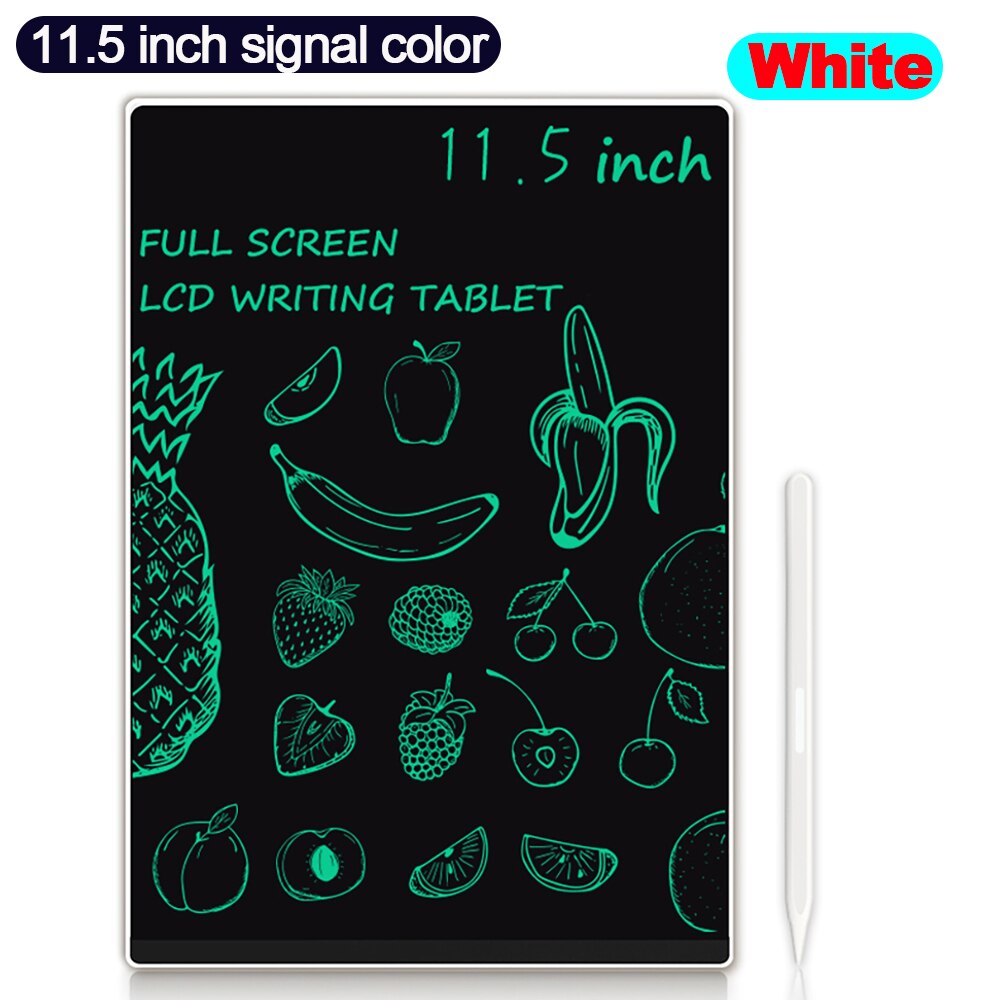 11.5/9.5Inch Ultrathin Drawing Board Full LCD Screen Writing Tablet Digital Graphic Electronic Handwriting Pad for Work and Home: 11.5 Signal White