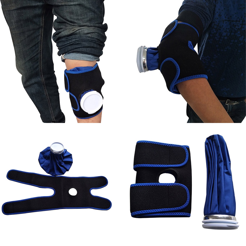 Knee Pads,Elbow Pads,Sport Accessories Set,Ice Bag Pack & Wrap Pain Relief Cold Cure Reusable Shoulder Back,Knee Protector