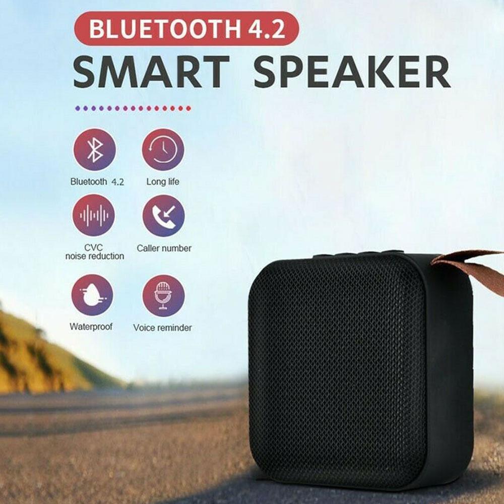 T5 bluetooth høyttaler trådløs kolonne bærbar bass mini stereo fm mikrokort med laderadio tf usb boks vanntett lyd  b2 l 2