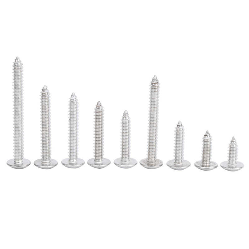 Oval Head Screw High Toughness Easy Operation Screw Wood Metal Plastic for Woodworking