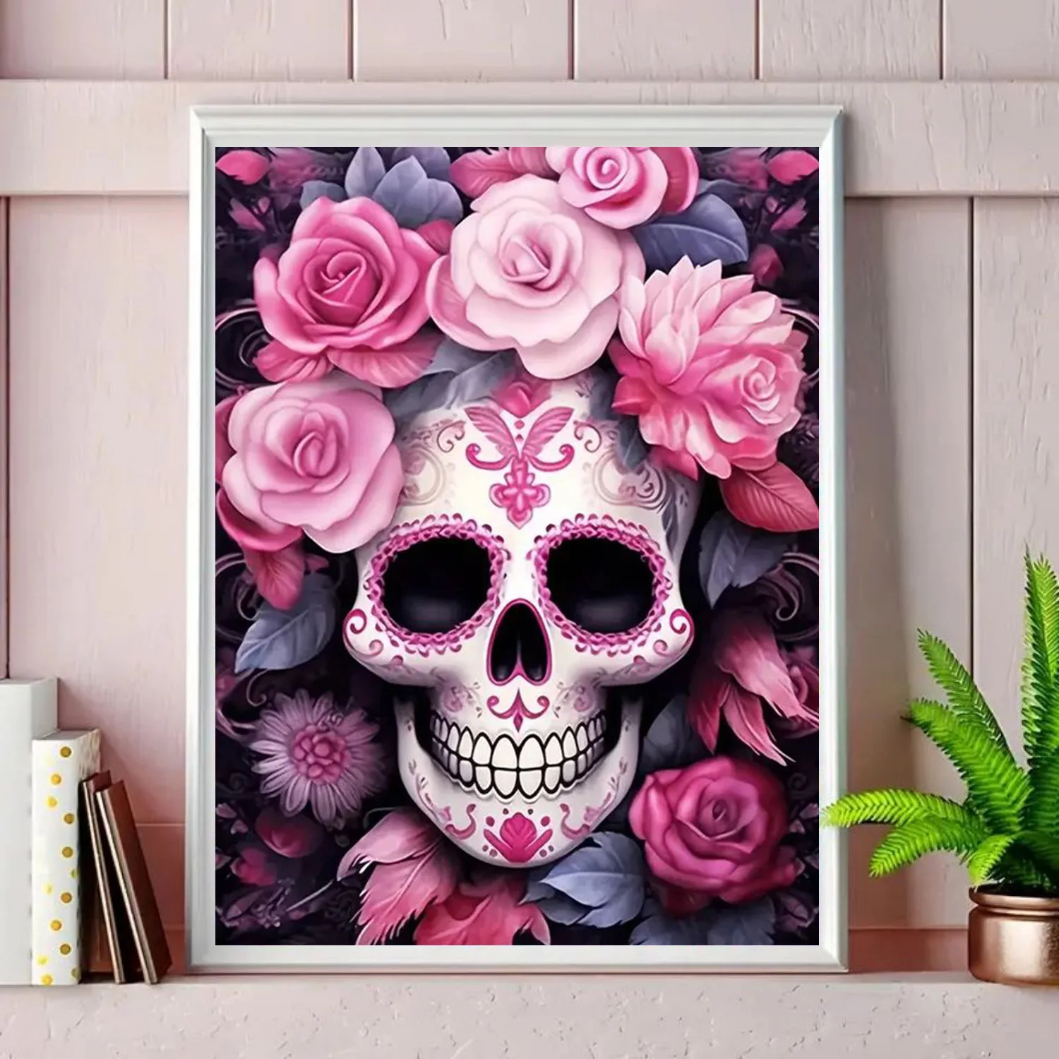1pc Verf op nummer Kit voor volwassenen Beginner op canvas, schildersets voor volwassenen, doe-het-zelf-hobby's voor vrouwen, frameloos