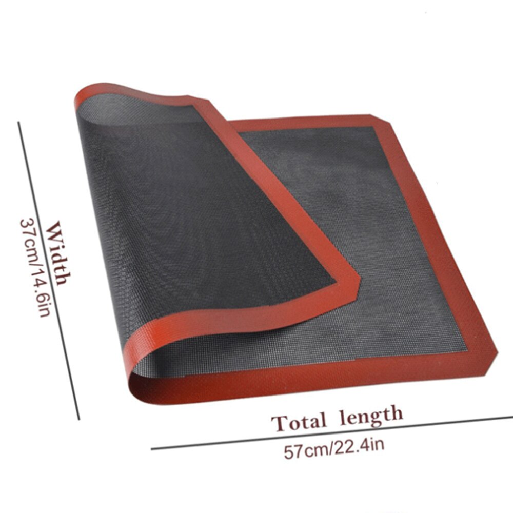 Tapis De Cuisson En Silicone 30x40 Cm – Antiadhésif, Lavable, Pour Four, Pâtisserie, Rouleaux à Biscuits