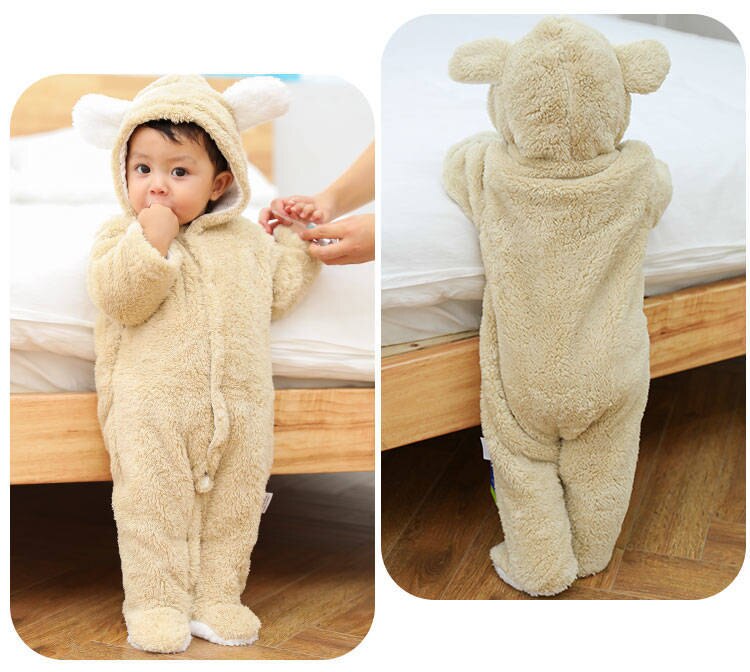 Hiver barboteuse bébé filles ensemble automne à manches longues -né Costume pour bébé garçons combinaison vêtements pour bébés