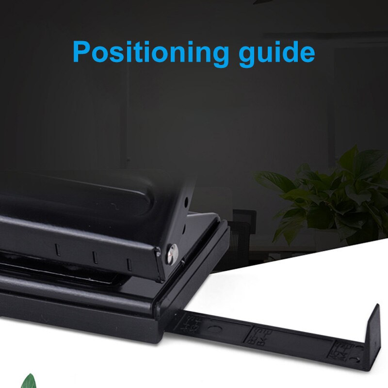 Manual 6 Holes Perforator Adjustable Universal Puncher for Files Paper Documents GDeals