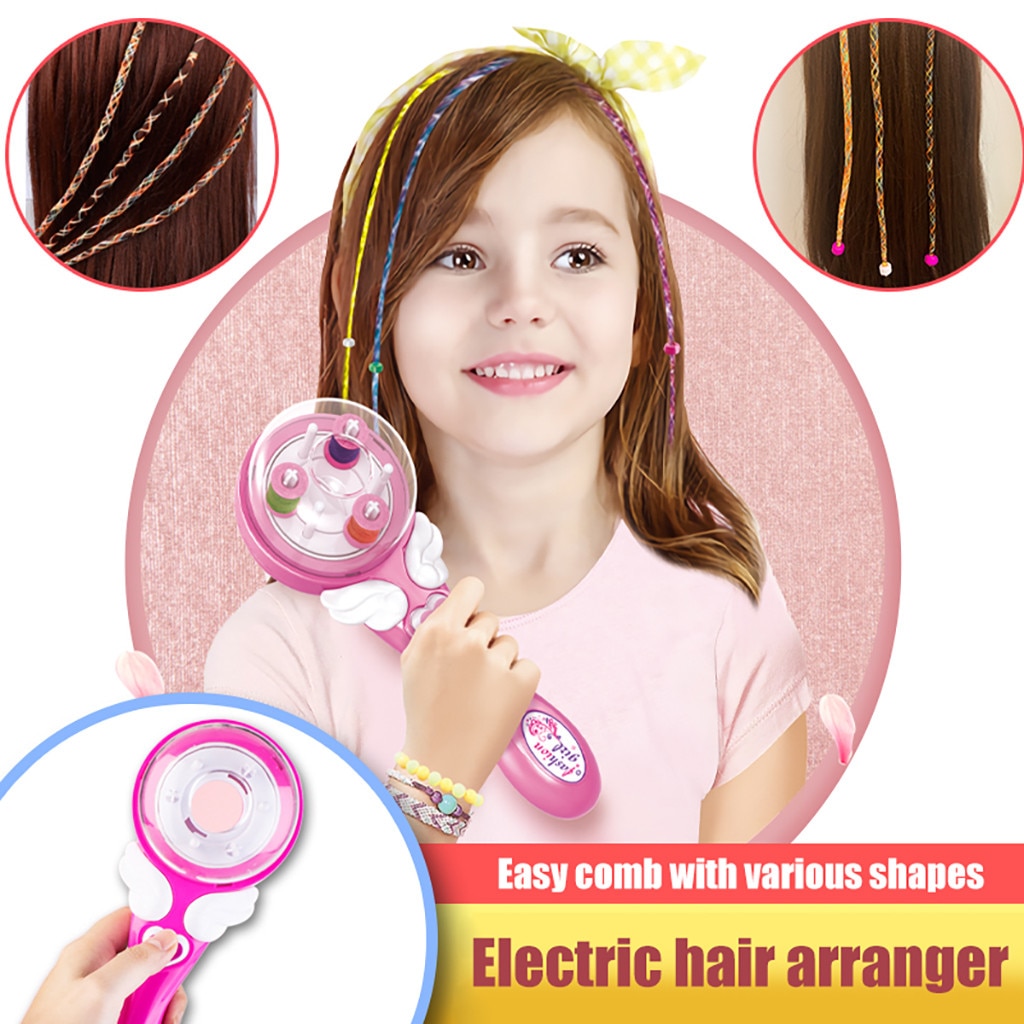 Diy Stijlvolle Automatische Vlechten Machine Elektrische Vlechten Machine Draaien Vlechten Tool Hair Braid Weave Roller Voor Meisjes Speelgoed