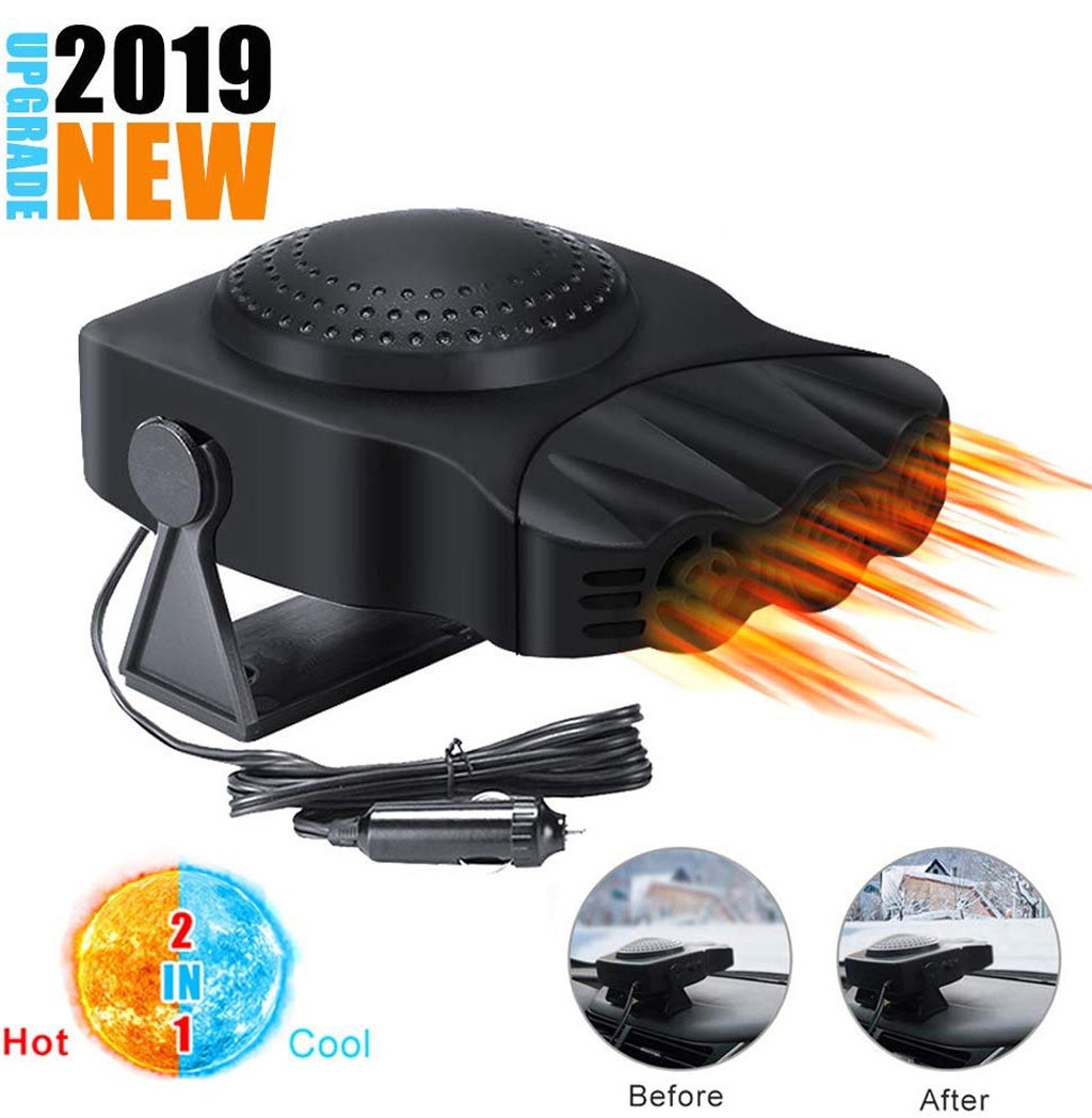 Winter Car Heater Universal 12v Car Interior Heating Cooling Accessories Fan Heater Window Mist Remover Portable Car Heaters#LR3