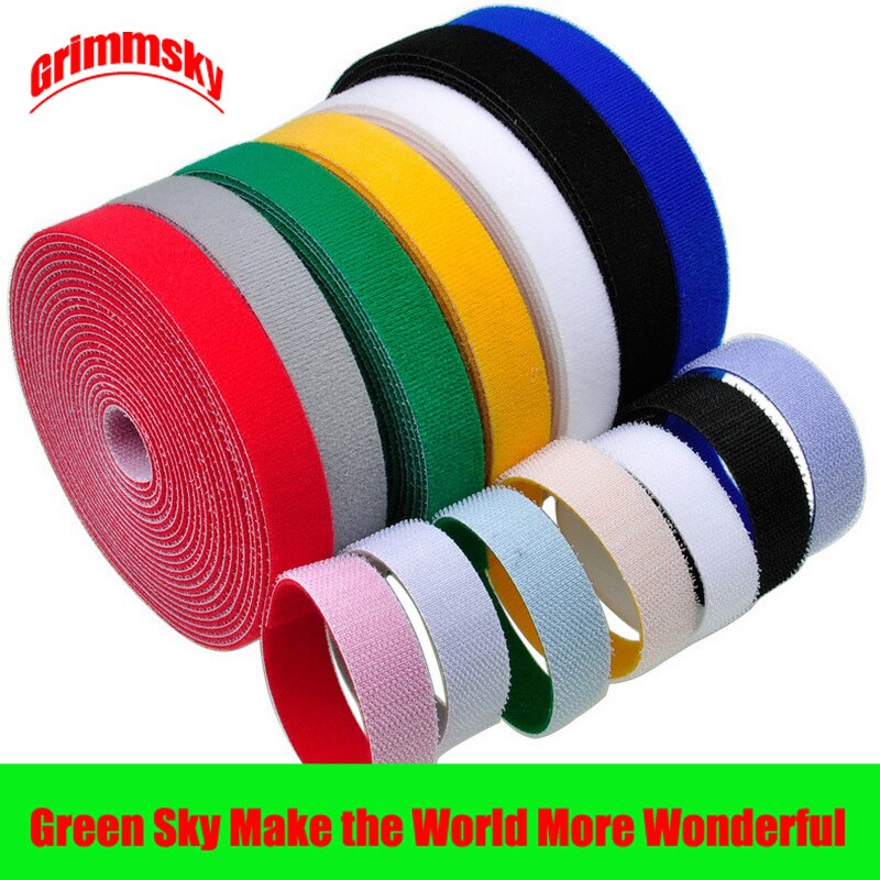 5M/Roll Size 5MX10MM Draad Naaien Accessoires Multifunctionele Kleurrijke Kabel Organizer Band