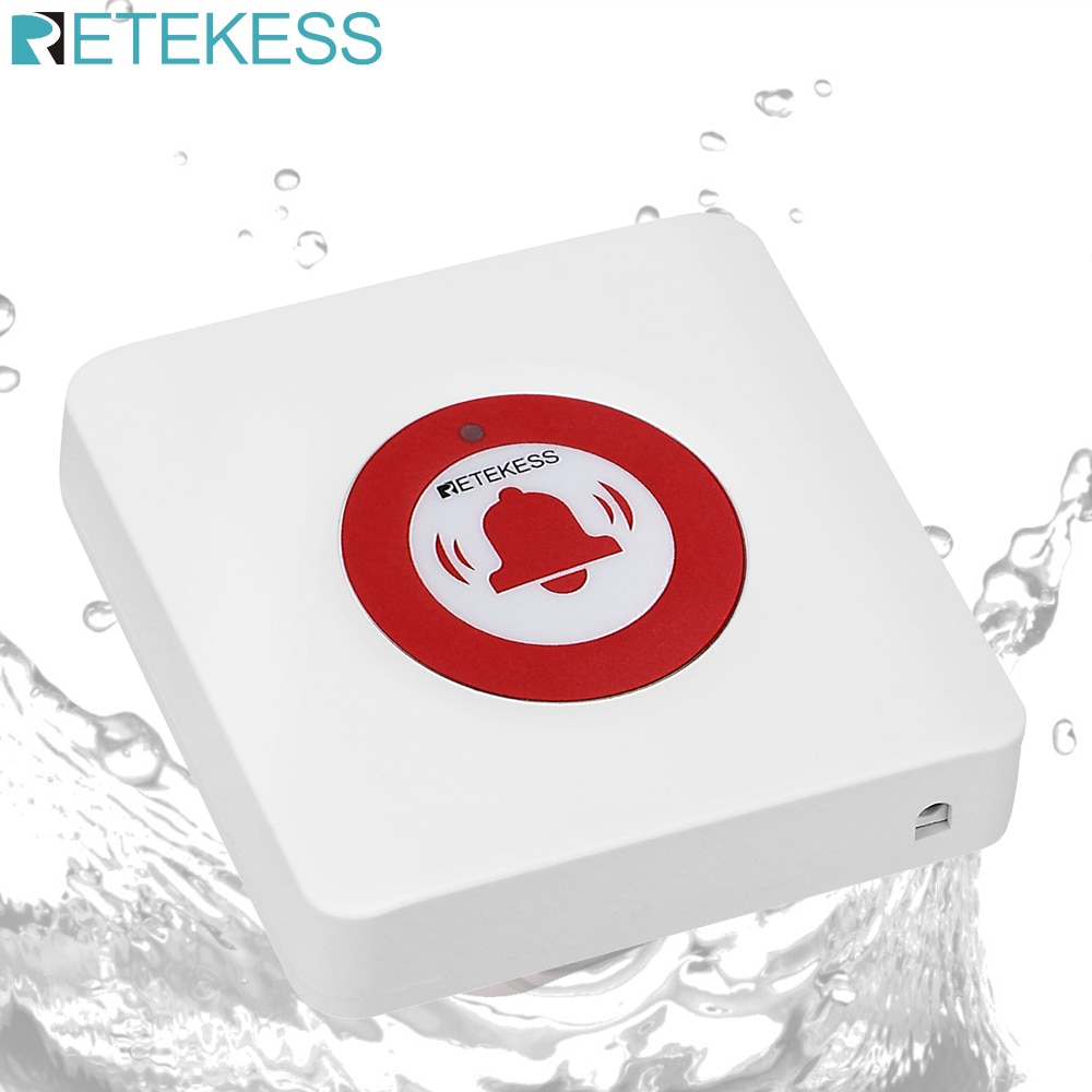 Retekess  td002 draadloze oproepbel pager oproepknop zender voor verpleegoproepsysteem kliniek