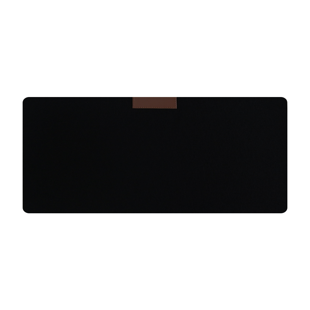 300*600Mm Extra Grote Muis Voelde Niet-geweven Hand Warme Muismat Antislip Anti-wrijving Comfortabele Bureau Pad Toetsenbord Pad: Black