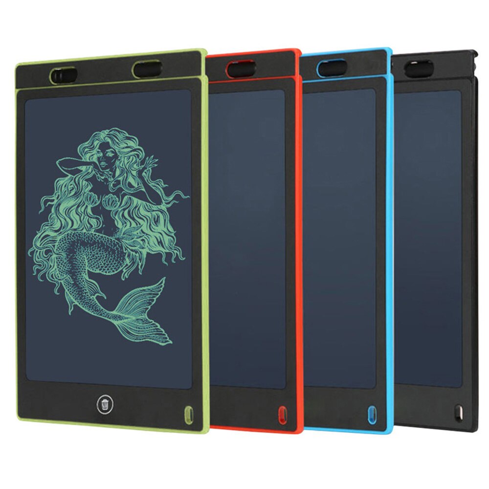 12'' LCD Graphic Tablet Writing Pad E-writer Kid Drawing Board Plotter Message Board Write Class Digital Notes Drafts Portable