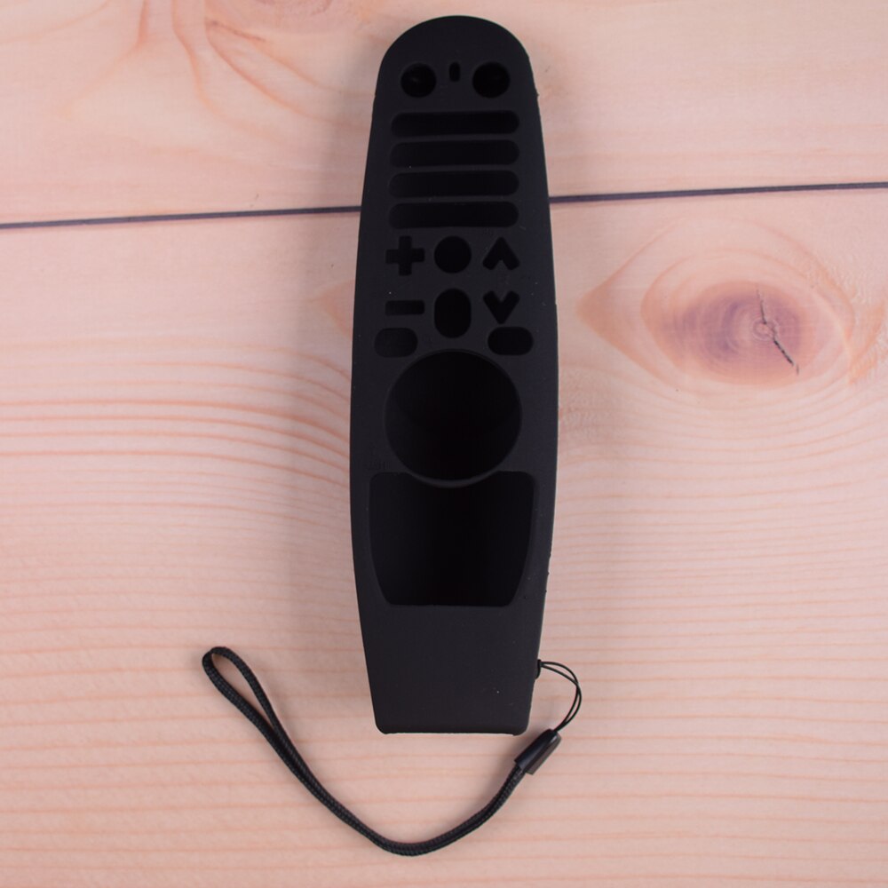 Étui pour LG de Protection en Silicone AN-MR600 TV MR650 AN-MR18BA housse de télécommande magique antichoc lavable: Black case